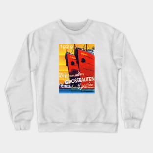 1929 Travel by Ocean Liner Crewneck Sweatshirt